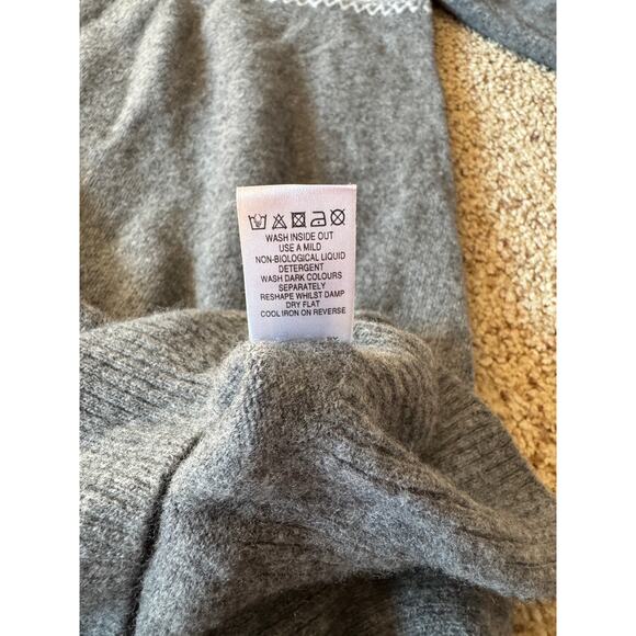 Celtic & Co Fair Isle Sweater Dress Lambs Wool Winter Nordic Classic Preppy - Picture 6 of 8